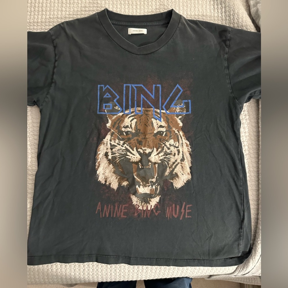 Anine Bing Graphic T-Shirt - Black